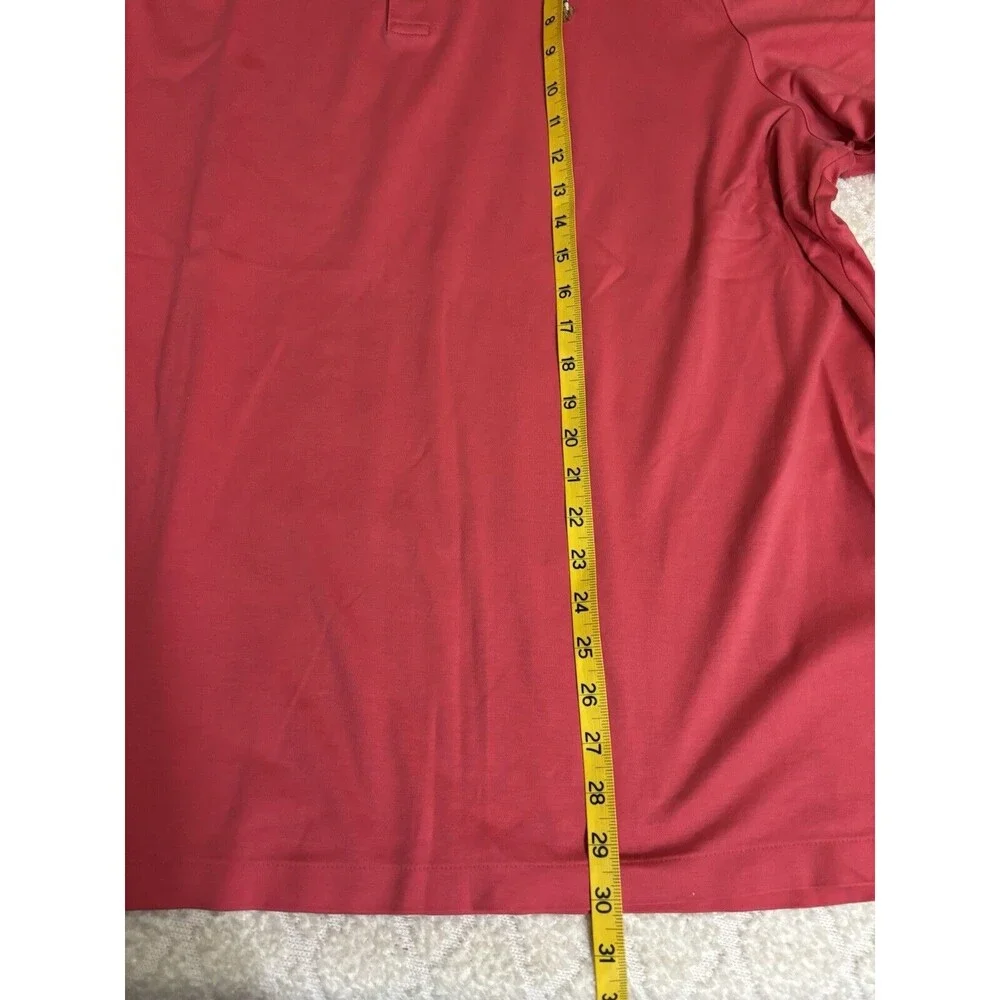 Ralph Lauren Polo Classic Fit Mens Collared Salmon Polo Size 2XL